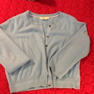 Boden cashmere Light Blue Women's Cardigan Sweater